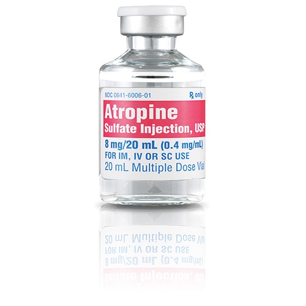 Atropine Sulfate Injection, USP 8mg/20mL (0.4mg/mL) 20mL vial Atropine Sulfate Injection, USP 8mg/20mL (0.4mg/mL) 20mL vial
